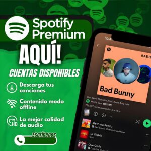 SPOTIFY PREMIUM X1 MES