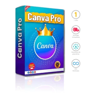 CANVA PRO A DOMINIO X1 AÑO